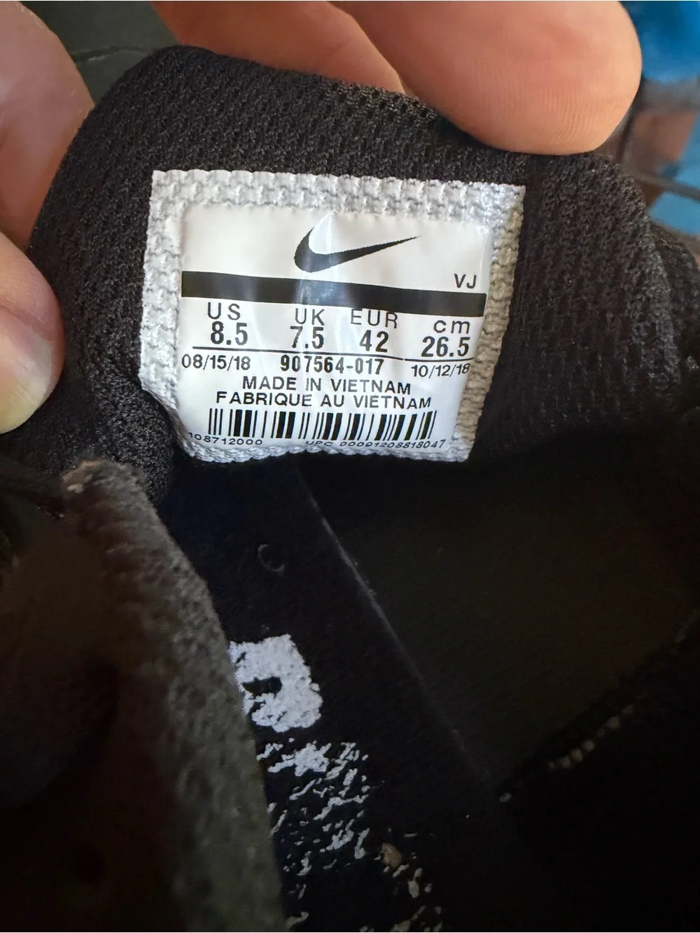 Nike Zoom Rival Black and White Racing Cleats